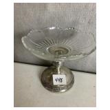 STERLING WEIGHTED CANDY DISH