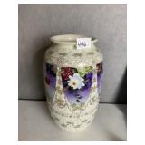 VASE BEAUTIFULLY HAND PAINTED, 12.5