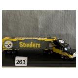 SEMI-TRUCK IN DISPLAY CASE STEELERS