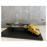 SEMI-TRUCK IN DISPLAY CASE STEELERS