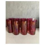 ETCHED GLASSES SET OF 8