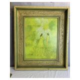 M STORM 28.5X24.5 FRAMED PRINT ON CANVAS