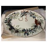 WINTER GREET PLATTER LENOX 237$ NIB