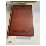 THE CLANSMAN BOOK BY THOMAS DIXON 1905