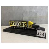 SEMI-TRUCK IN DISPLAY CASE STEELERS