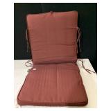DEEP SEATING BURGUNDY PATIO CHAIR CUSHION