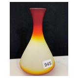 IMPERIAL PEACHBLOW VASE 9" H
