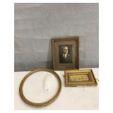 SM. PRINT W/ WOMAN HOLDING HANDS AND FLYING