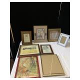 ASSORTED PIRNTS AND FRAMES