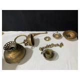 KEROSENE LAMP BRASS ETC..