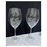 6 MATCHING RED WINE GLASSES