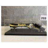 SEMI-TRUCK IN DISPLAY CASE STEELERS UPPER DECK
