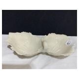 HANDLED LEAF LENOX DISH