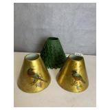 HENRY AND SIHA HAND PAINTED MINI SHADED, SIGNED