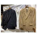 46 L JACKET, 38 L JACKET 17.5 SHIRT SEE PHOTO