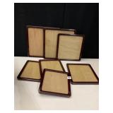 CHERRY TONE PICTURE FRAME SET