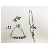 KAREN TYLER DESIGNS PENDANT NECKLACE CRYSTAL