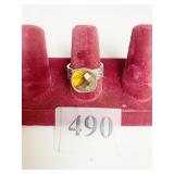 BRIGHTON YELLOW STONE RING SIZE