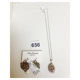 NOA ZUMAN STERLING SILVER EARRINGS AND RELIGIOUS