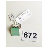 AQUA CHALCEDONY RING SIZE 8