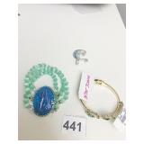 KIRKS FOLLY BLUE BEADED MERMAID BRACELET BETSEY