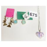 TWEEDS DROP EARRINGS 925 SHIVAM PIERCED EARRINGS