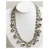 LARGE CLEAR STONE NECKLACE