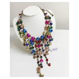 MULTI COLOR STONE NECKLACE