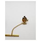 14K WALT DISNEY MICKEY MOSE PIN 1.2G WEIGHED