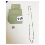 JUDITH RIPKA STERLING COLLECTION NECKLACE AND ONE