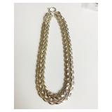 STERLING SILVER BRAIDED BRACELET