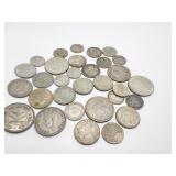 GROUP OF FOREIGN COINS