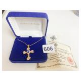 CAMROSE & CROSS BOXED PENDANT NECKLACE WITH CROSS
