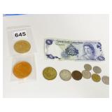 BAG OF FOREIGN MONEY CURRENCY