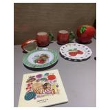APPLE JAR, MUGS, PLATES