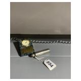 BALLOON TIRE PRESSURE GAUGE, DESK CLOCK