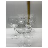 5 LARGE WINE GLASSES