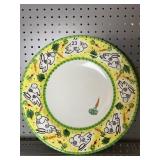 PRESENT TENSE ANNE HATHAWAY BUNNY PLATTER 16" D