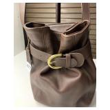 COACH DRAWSTING SHOULD BAG BLACK