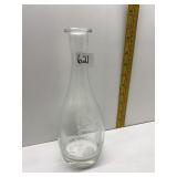 ETCHED ROSE DESIGN VASE