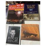 ROAD ATLAS, THE US NAVY SEALS, BUGSY SIEGEL