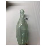 THICK GLASS ROUND BOTTLE