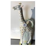 ANDREA WEST HAND PAINTED ITALY GIRAFFE PITCHER