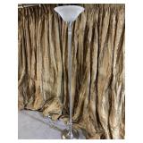 FROSTED GLASS FLOOR LAMP NICKEL FINISH