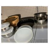 STAINLESS STEEL NESTING BOWLS W/ LIDS, PIE