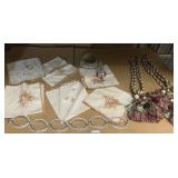NAPKINS, BELT AND TASSLES