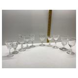 10 VINTAGE CORDIALS VARIOUS PATTERNS