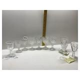 10 VINTAGE CORDIALS VARIOUS PATTERNS