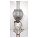 RARE BELLEEK LAMP HINKS'S NO 2 DUPLEX -