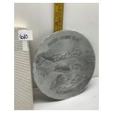 WENDELL AUGUST PLATE ENGRAVED HOLMES COUNTY TRAIL